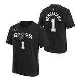 Wembanyama Spurs Name and Number Tee - Denny's