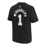 Wembanyama Spurs Name and Number Tee - Denny's