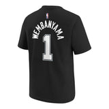 Wembanyama Spurs Name and Number Tee - Denny's