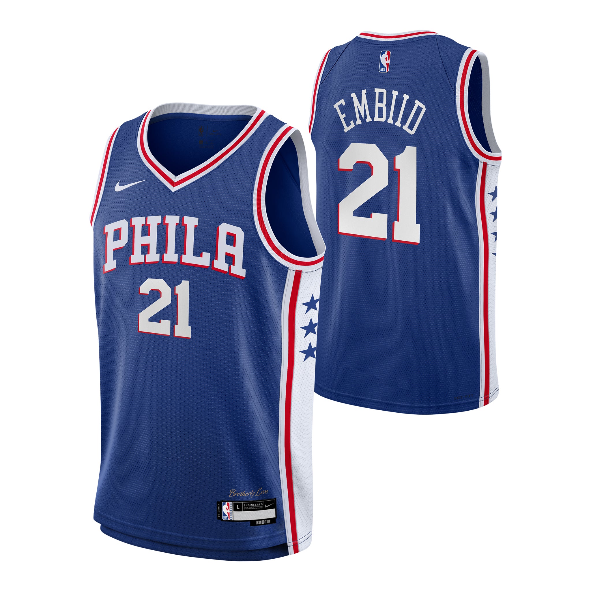Embiid 76ers Icon Swingman Jersey - Denny's