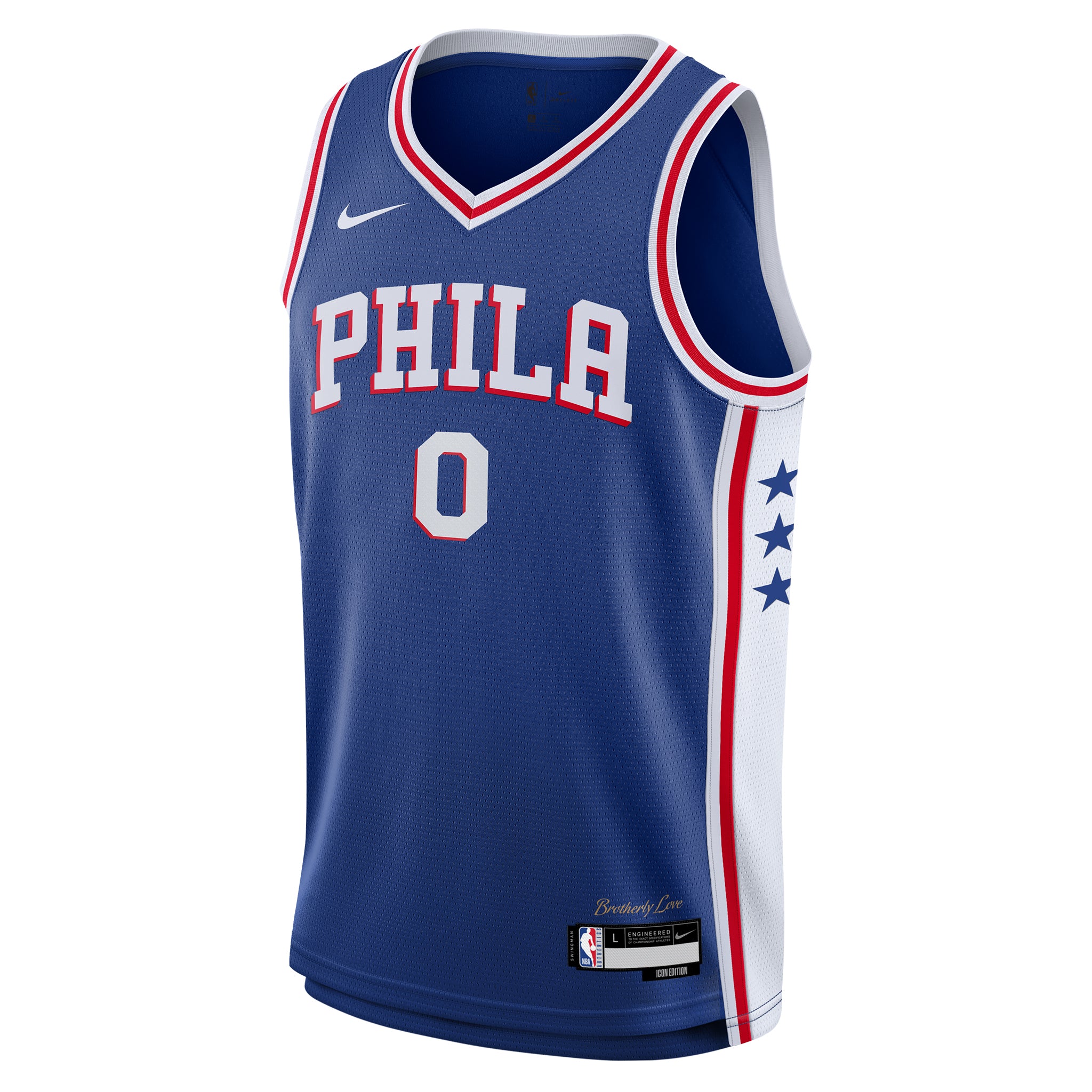 Maxey 76ers Icon Jersey - Denny's