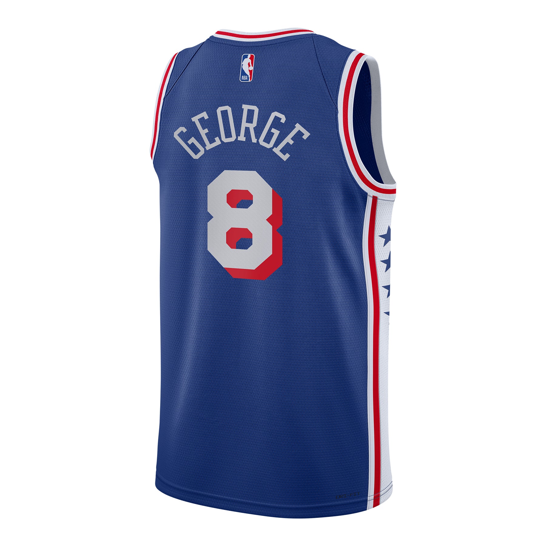 George 76ers Icon Jersey - Denny's