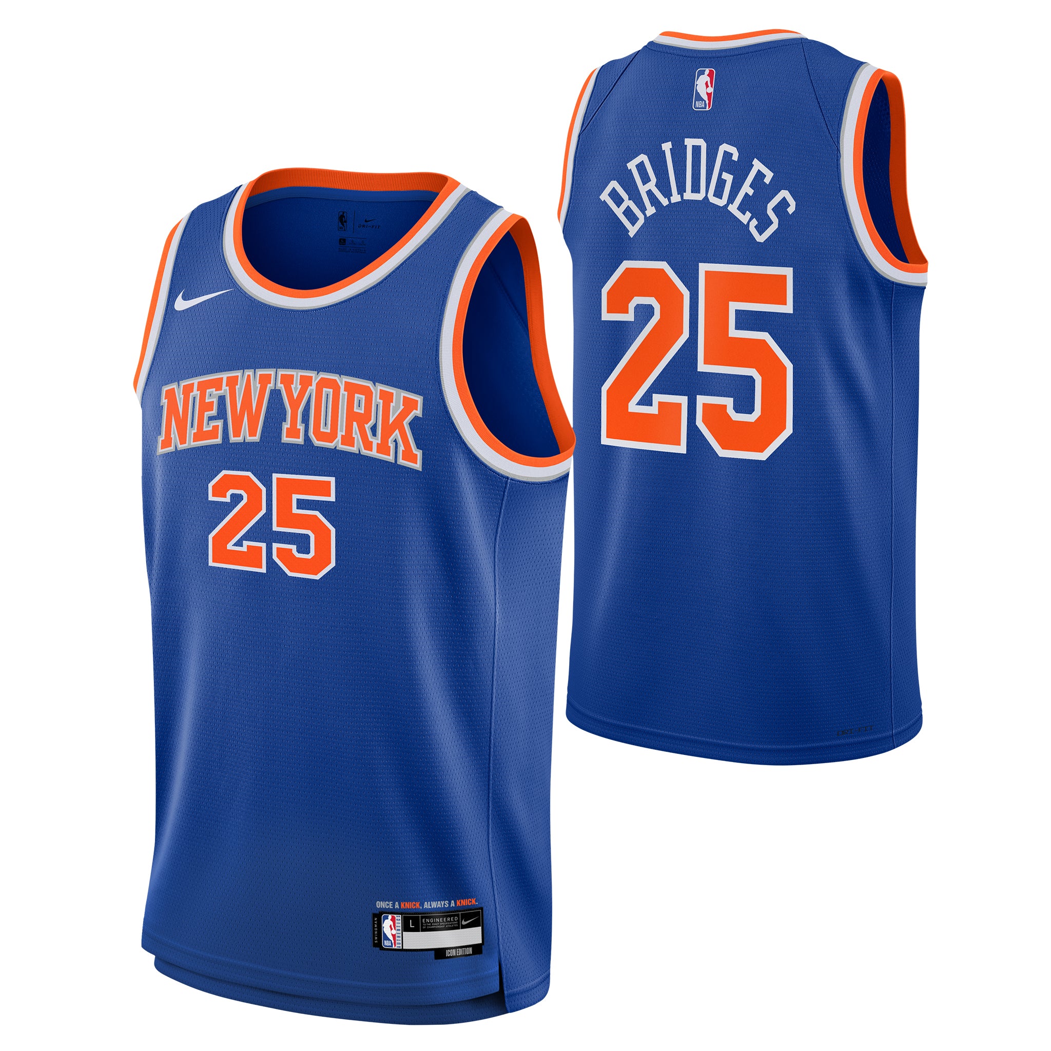 Bridges/Knicks Icon Swingman Jersey - Denny's