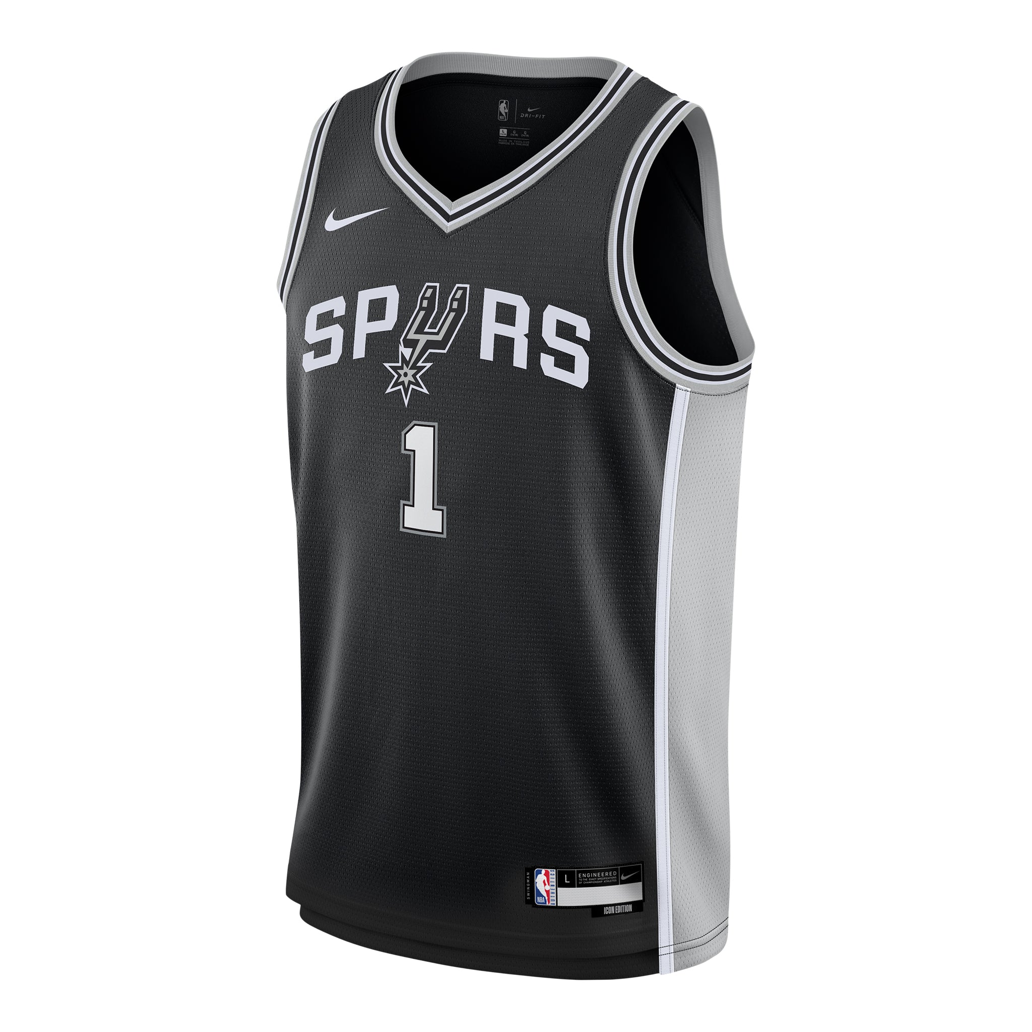 Wembanyama Spurs Icon Jersey - Denny's