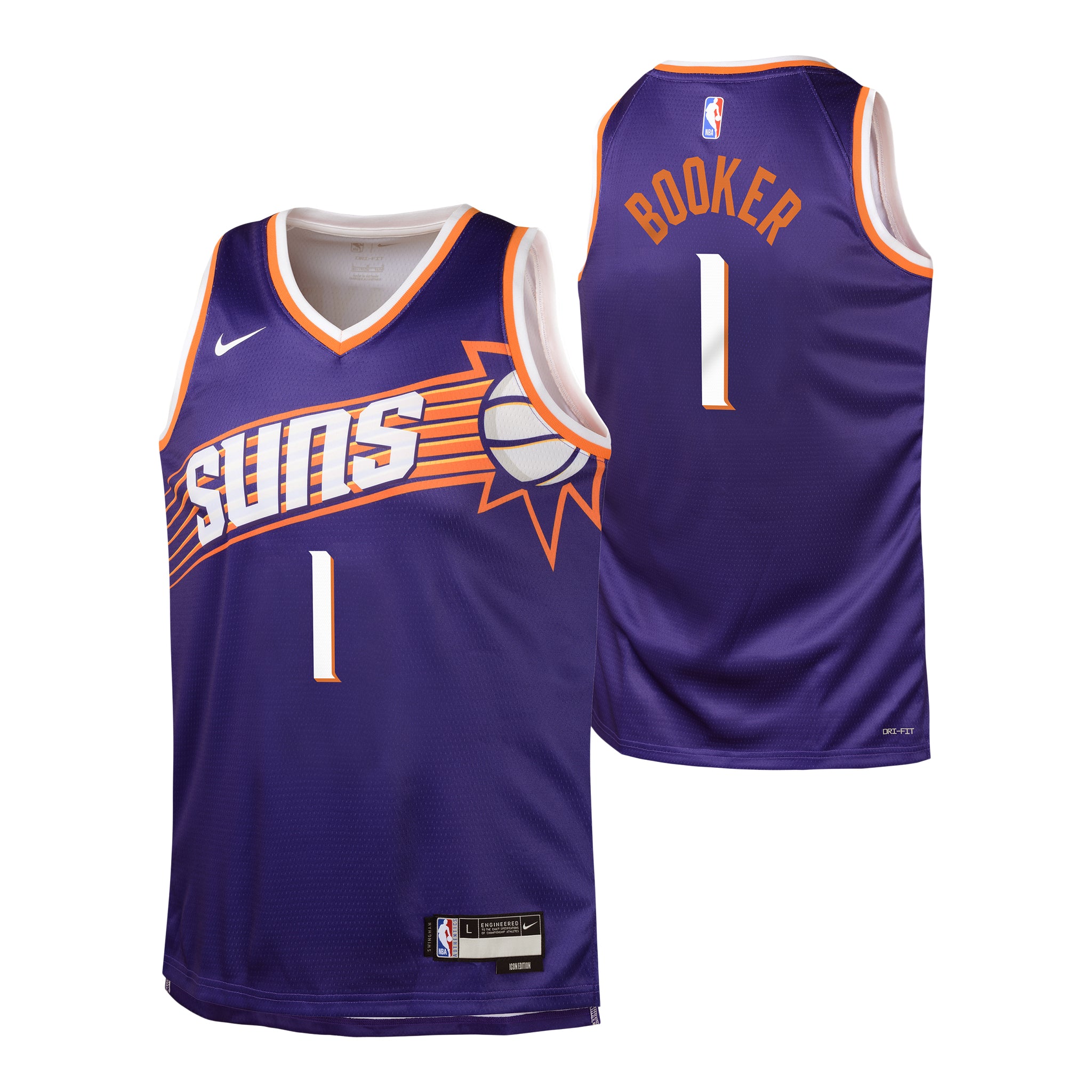 Booker Suns Icon Swingman Jersey - Denny's