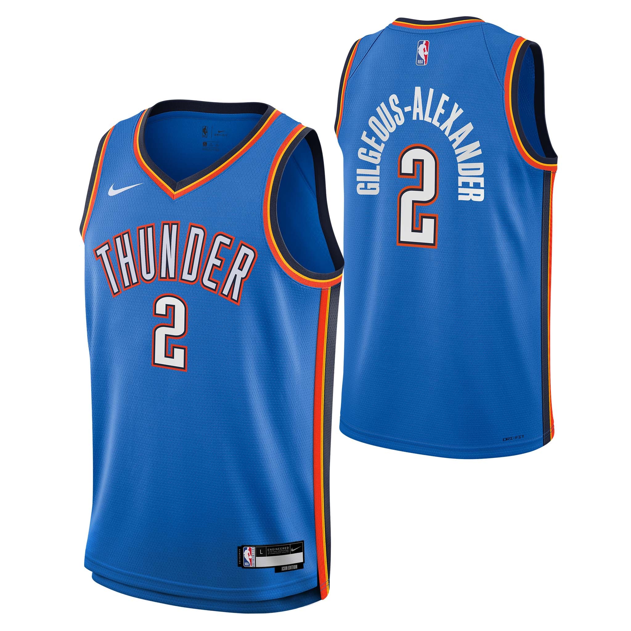 Gilgeous Thunder Icon Jersey - Denny's