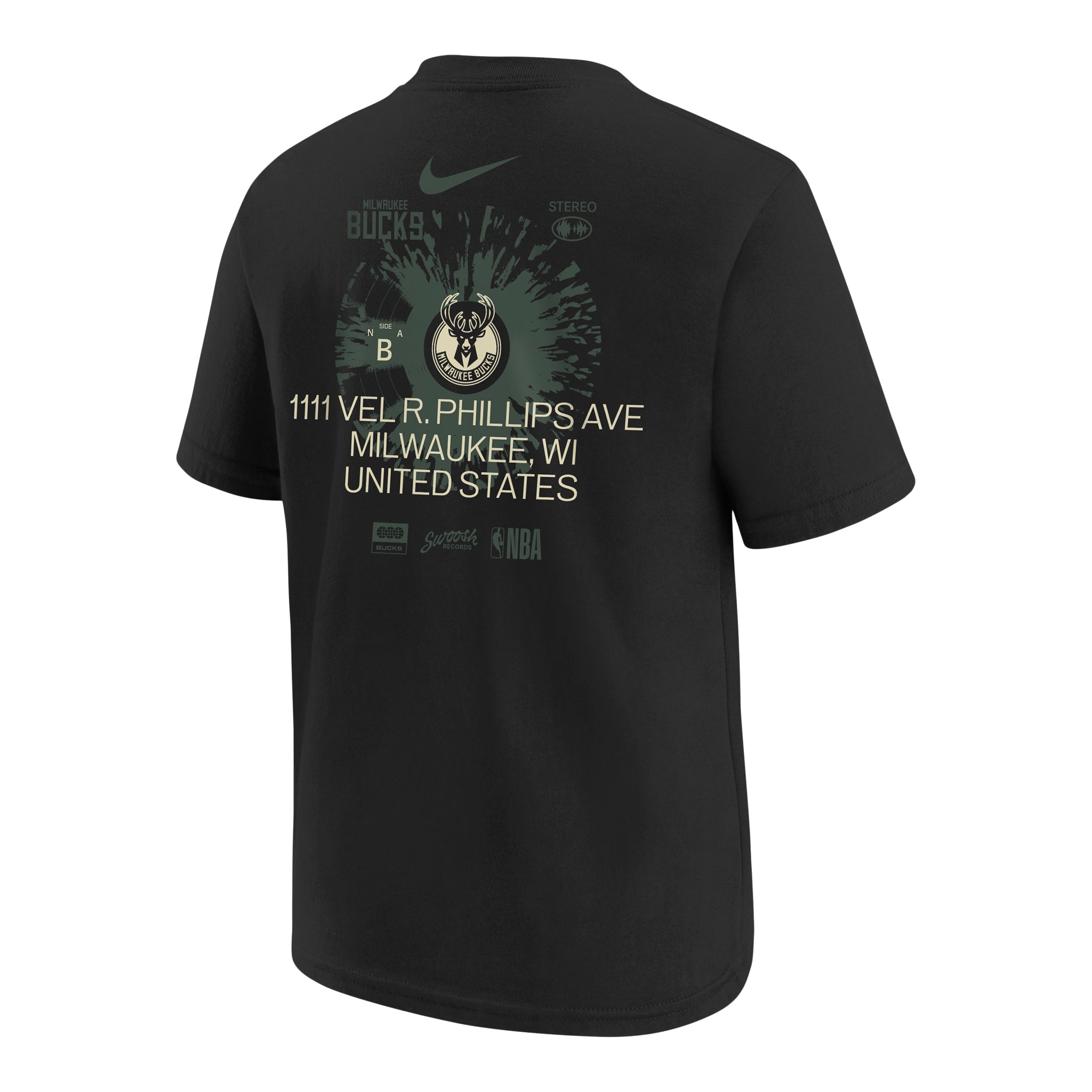 Bucks Courtside Max 90 Fade Tee - Denny's