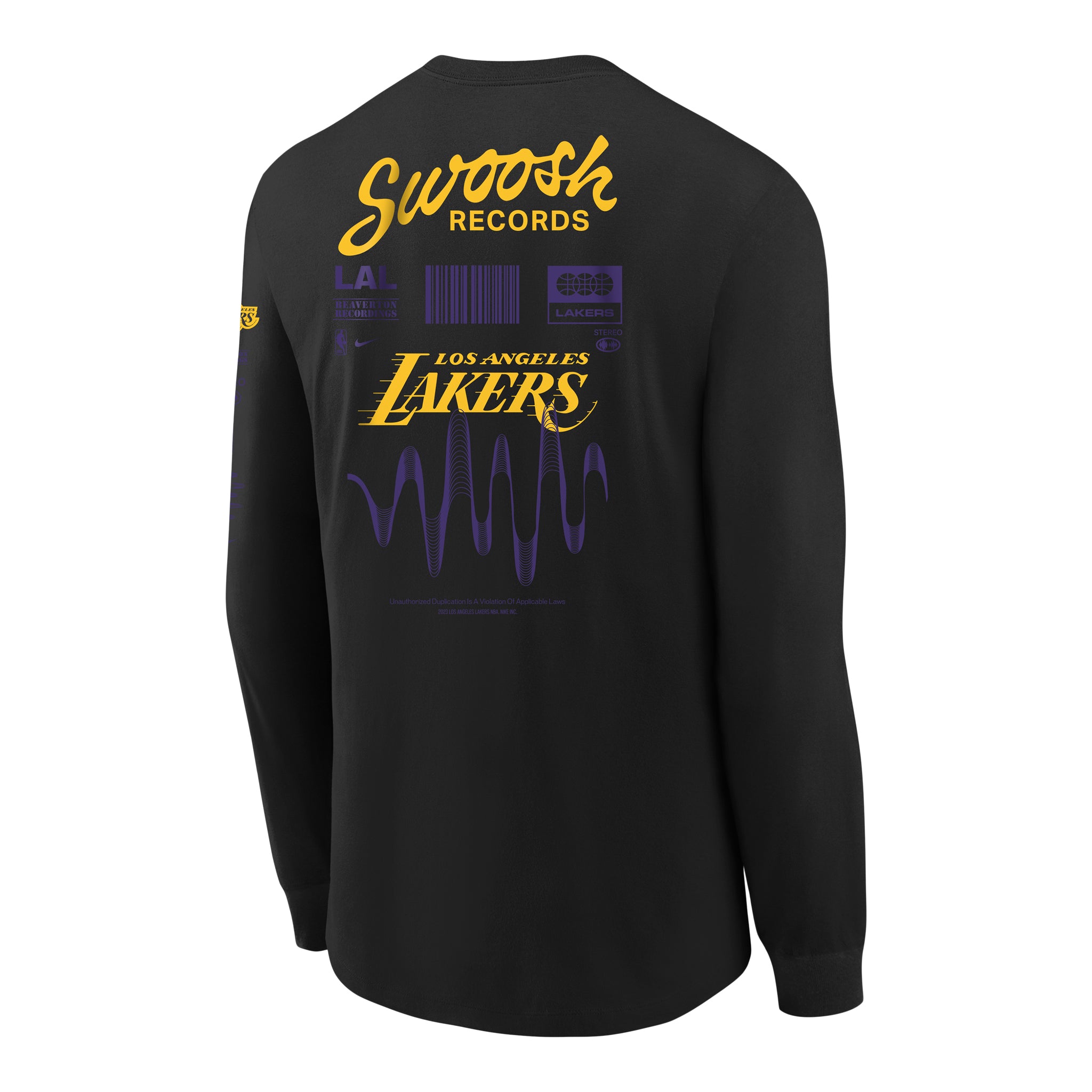 Lakers Essential Fade Long Sleeve Tee - Denny's