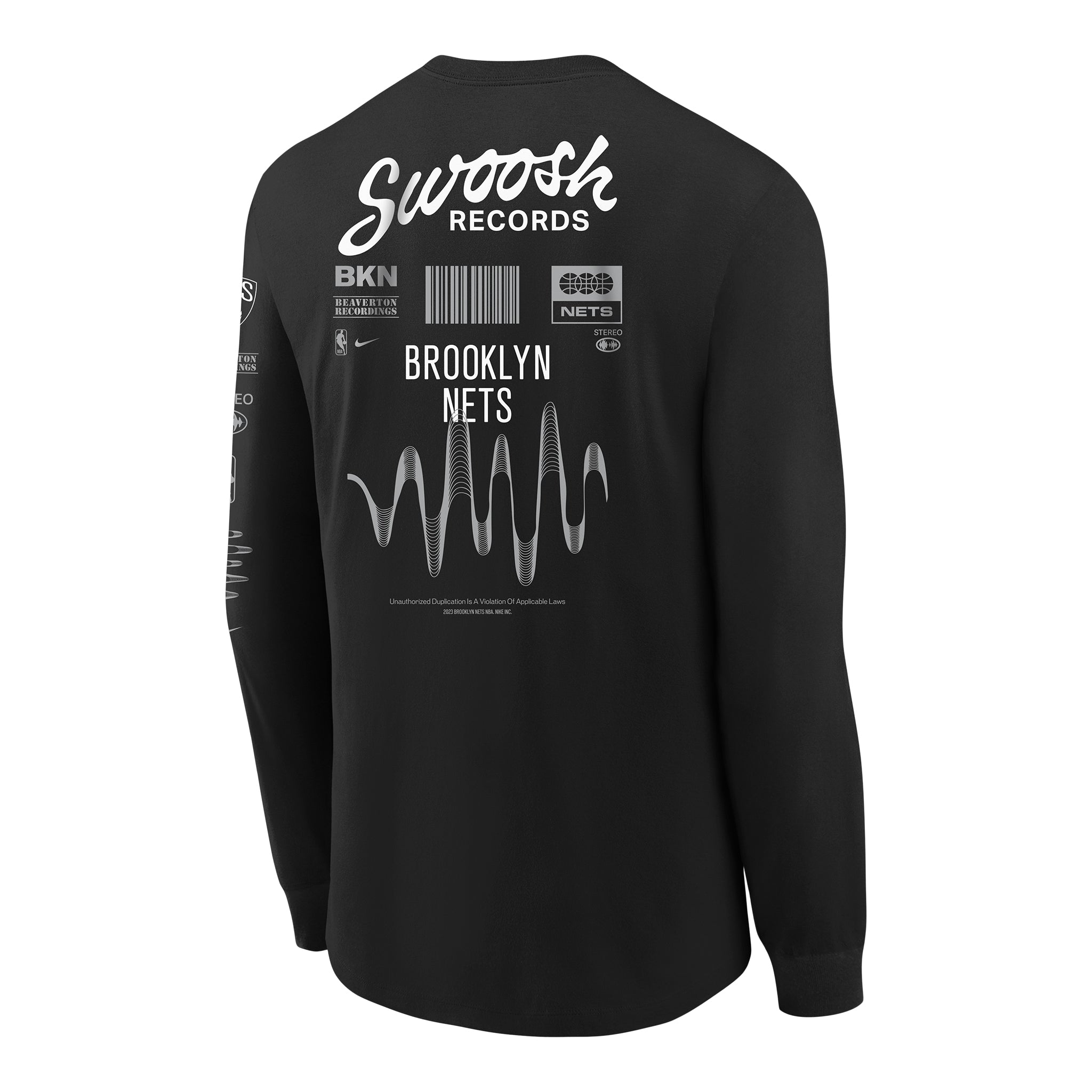 Nets NK Essential Fade Long Sleeve Tee - Denny's