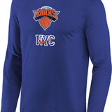 Knicks NK Drifit Long Sleeve Pregame Top - Denny's