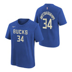 Antetokounmpo Bucks City Edition Nand & Number Tee - Denny's