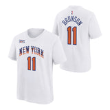 Brunson Knicks City Edition Name & Number Tee - Denny's
