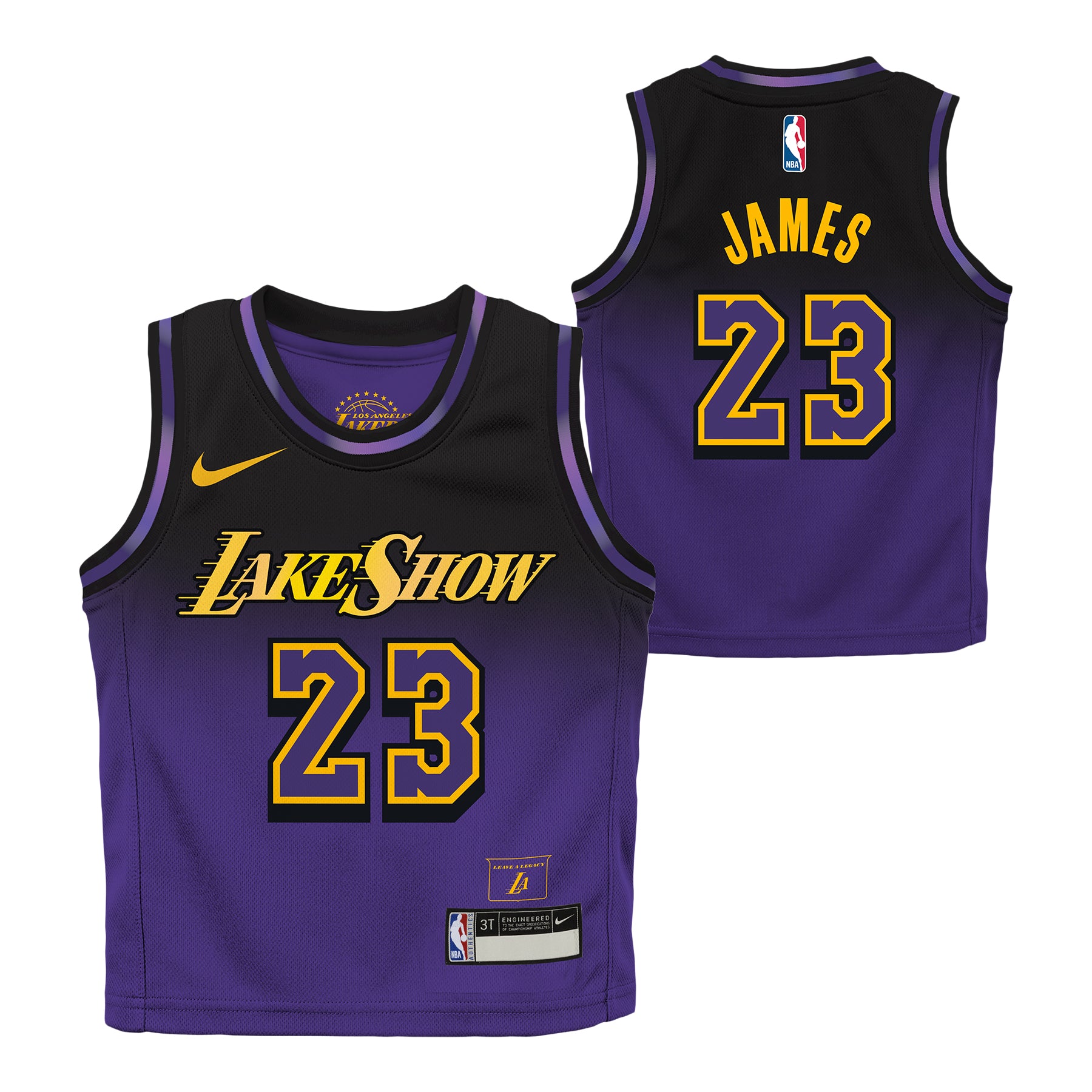 James Lakers Replica City Edition Jersey - Denny's