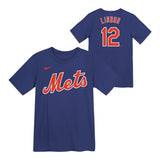 Lindor Mets Name & Number Tee - Denny's
