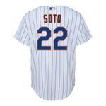 Soto Mets Home Replica Jersey - Denny's