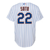 Soto Mets Home Replica Jersey - Denny's