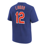 Lindor Mets Name & Number Tee - Denny's
