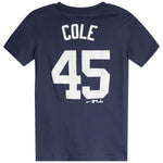 Cole Yankees Name & Number Tee - Denny's