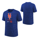 Mets Large Logo Velocity Tee - Denny's