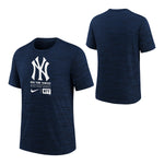 Yankees Large Logo Velocity Tee - Denny's