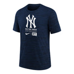 Yankees Large Logo Velocity Tee - Denny's
