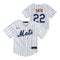 Soto Mets Home Replica Jersey - Denny's