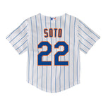 Soto Mets Home Replica Jersey - Denny's