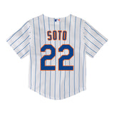 Soto Mets Home Replica Jersey - Denny's