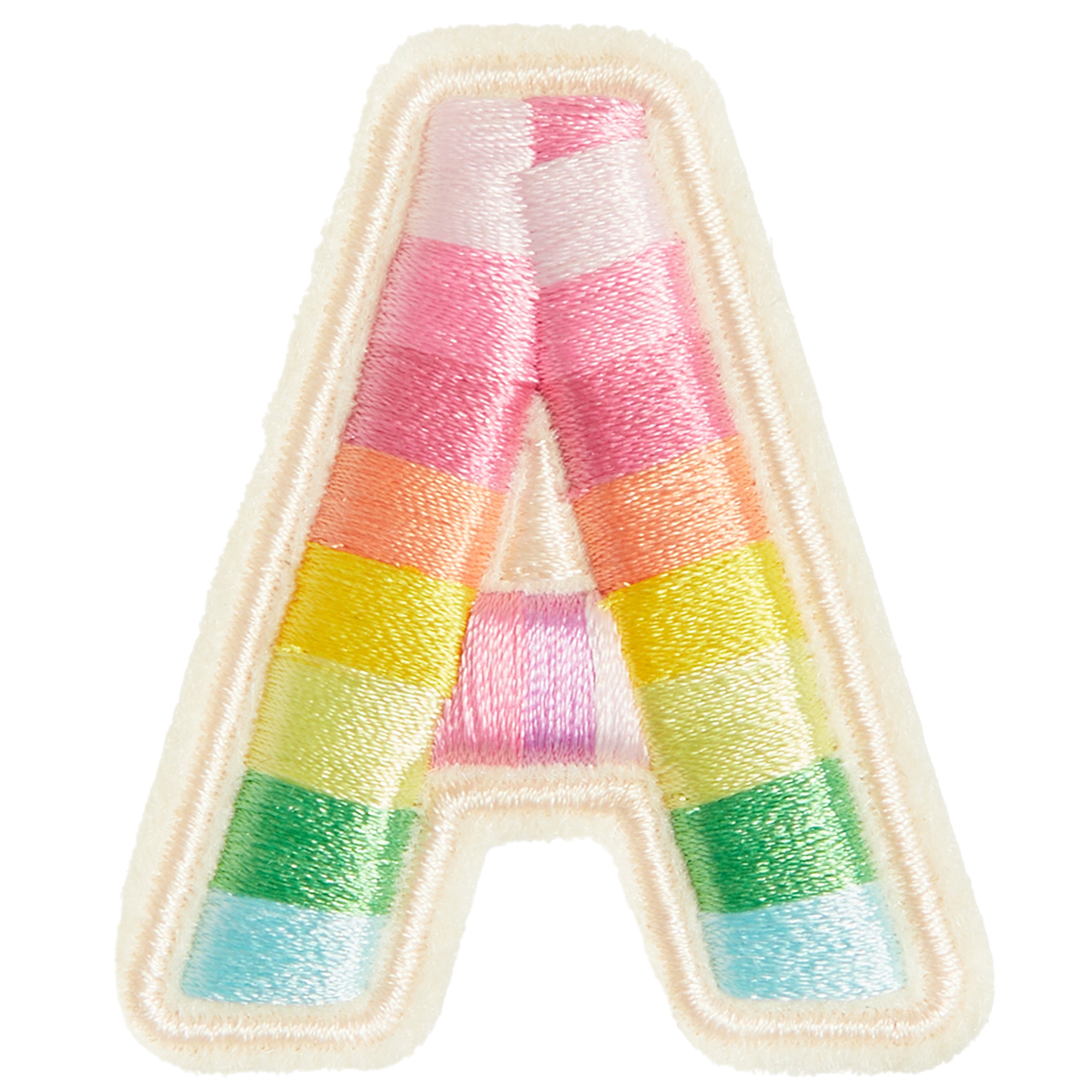 Rainbow Letter A Patch - Denny's