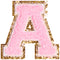 A Varsity Chenille Letter Sticker Patch - Denny's