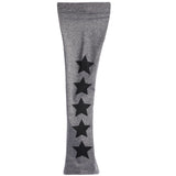 Soft Flare Legging With Black Stars