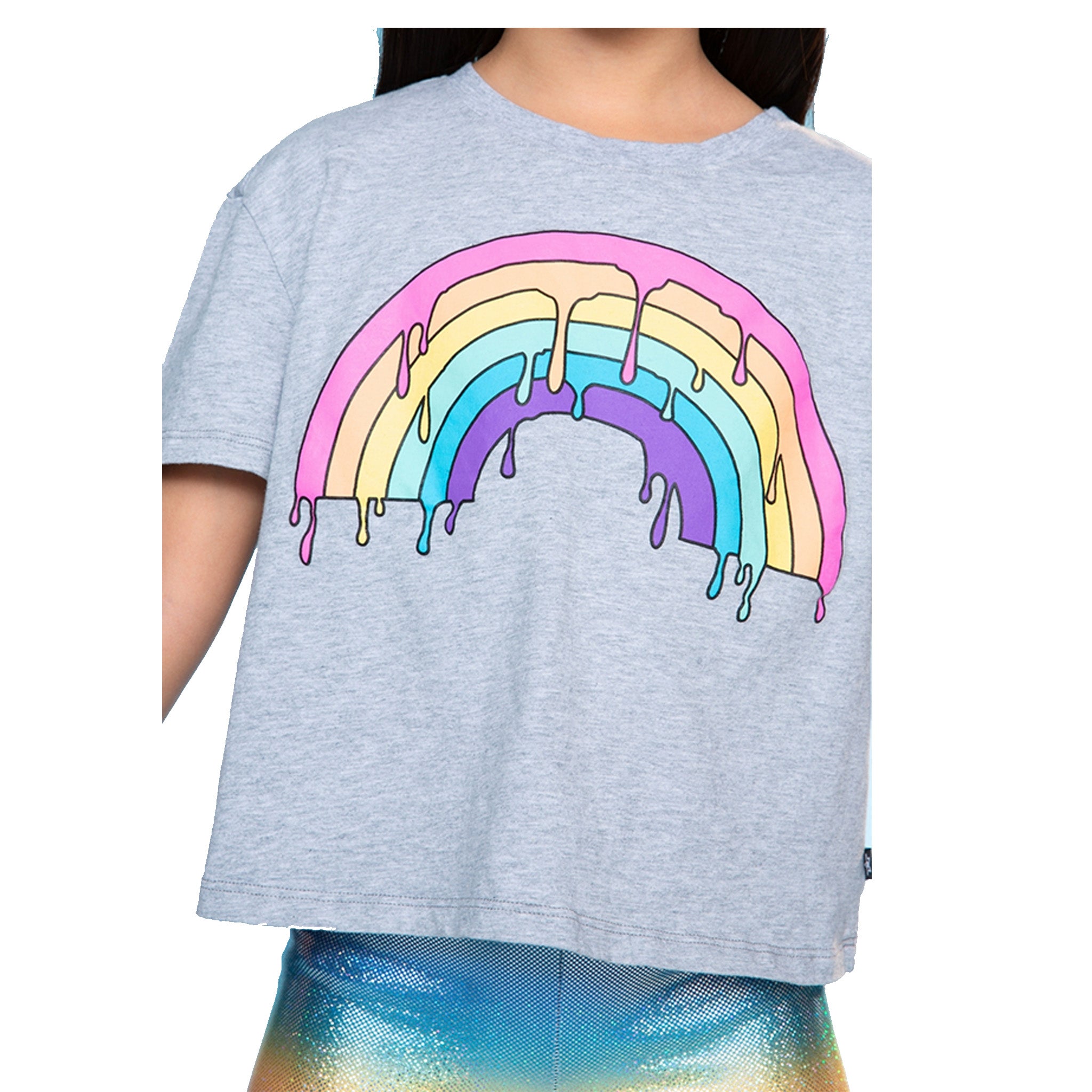 Rainbow Drip Short Sleeve Tee - Denny's