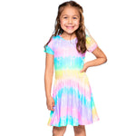 Allover Bows Short Sleeve Dress - Denny's