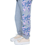 Floral Bows Leg Jogger - Denny's