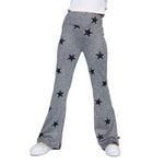 Black Stars Soft Flare Pant - Denny's