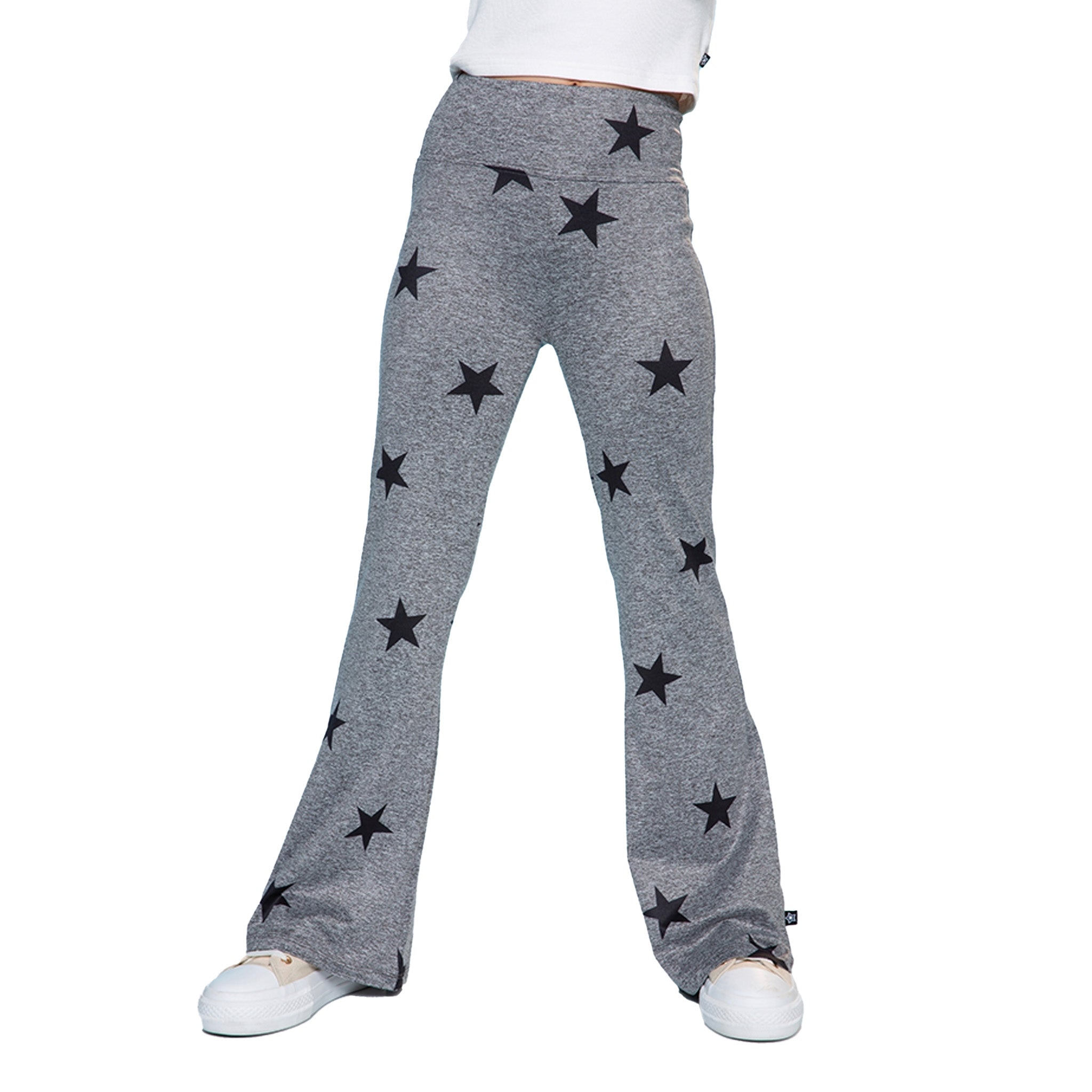 Black Stars Soft Flare Pant - Denny's
