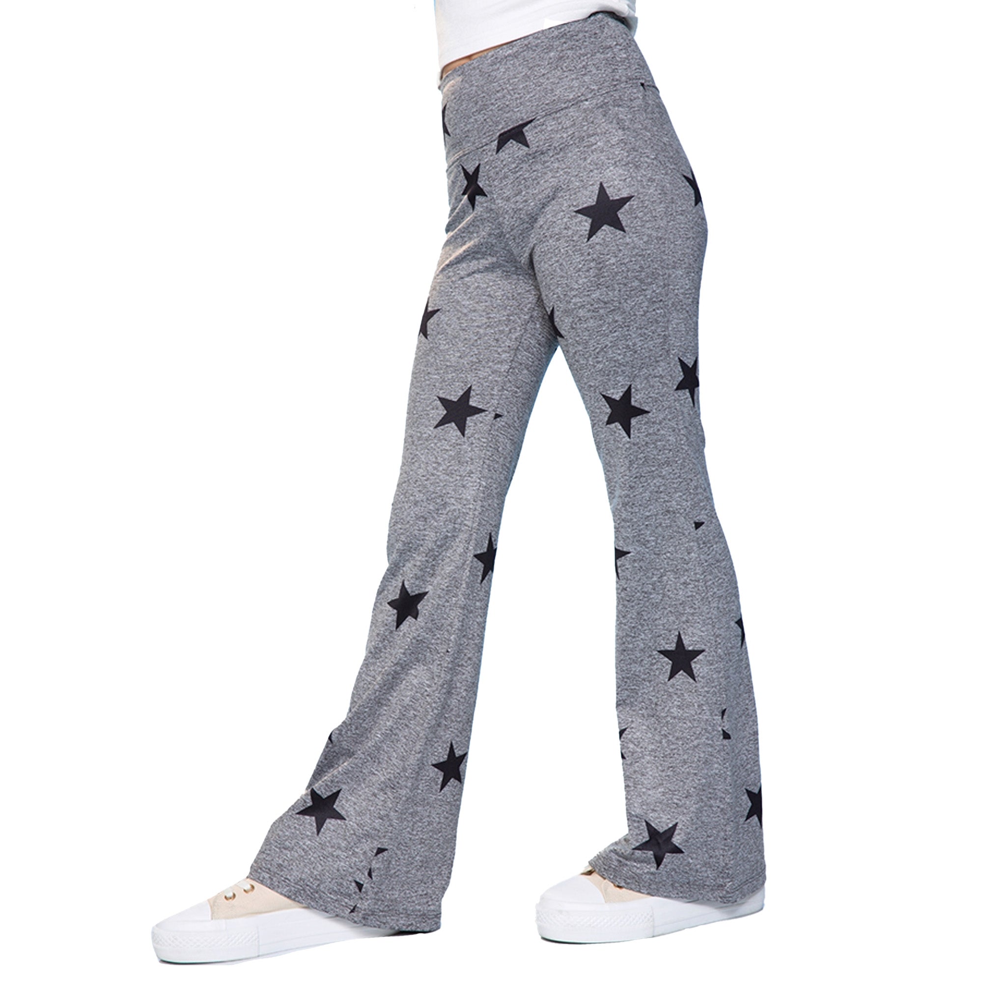 Black Stars Soft Flare Pant - Denny's