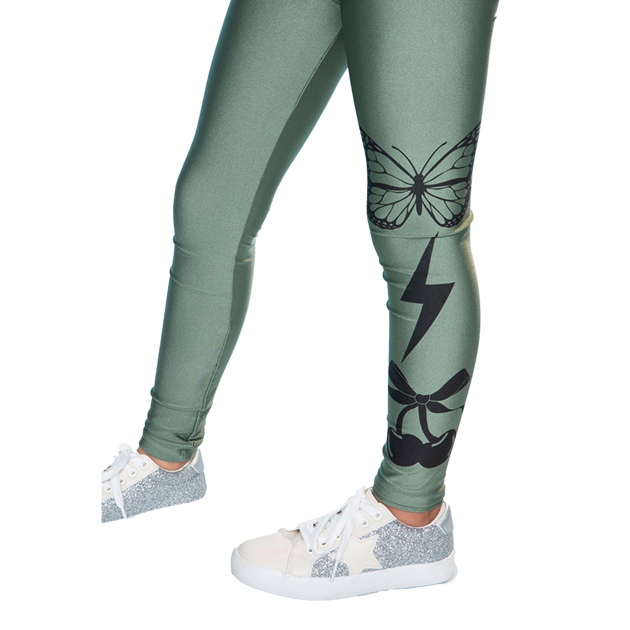 Butterfly Down Leg Legging - Denny's