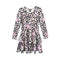 Animal Print Long Sleeve Dress - Denny's