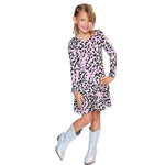Animal Print Long Sleeve Dress - Denny's