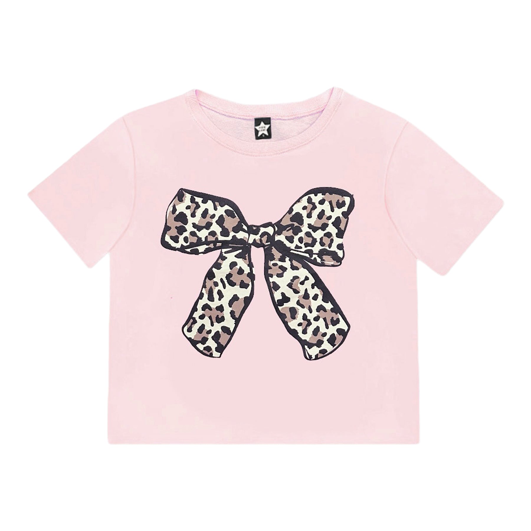 Leopard Bow Tee - Denny's