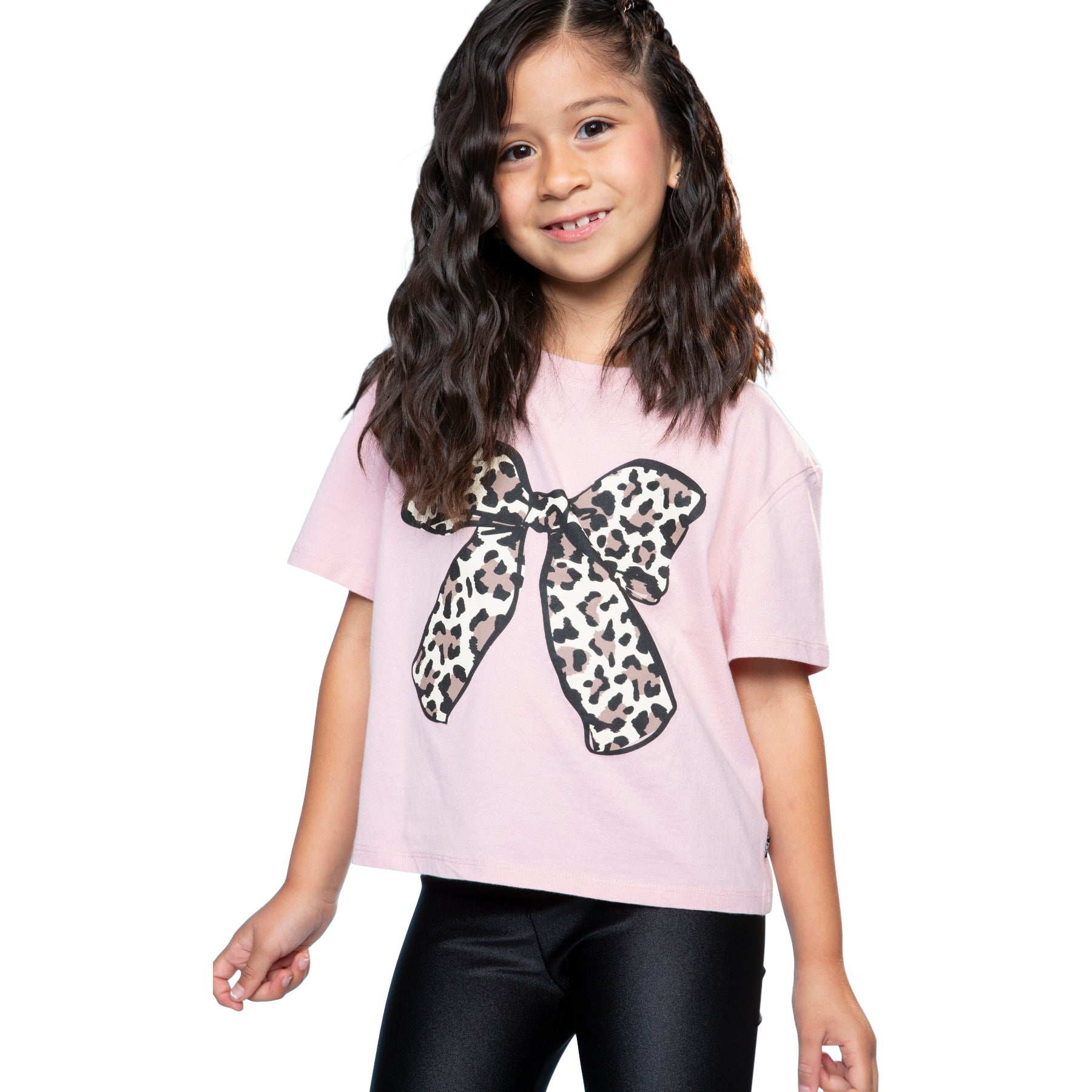 Leopard Bow Tee - Denny's