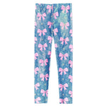 Pink Bows Leopard Foil Legging - Denny's