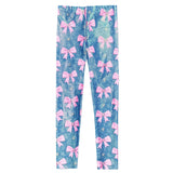 Pink Bows Leopard Foil Legging - Denny's
