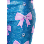 Pink Bows Leopard Foil Legging - Denny's