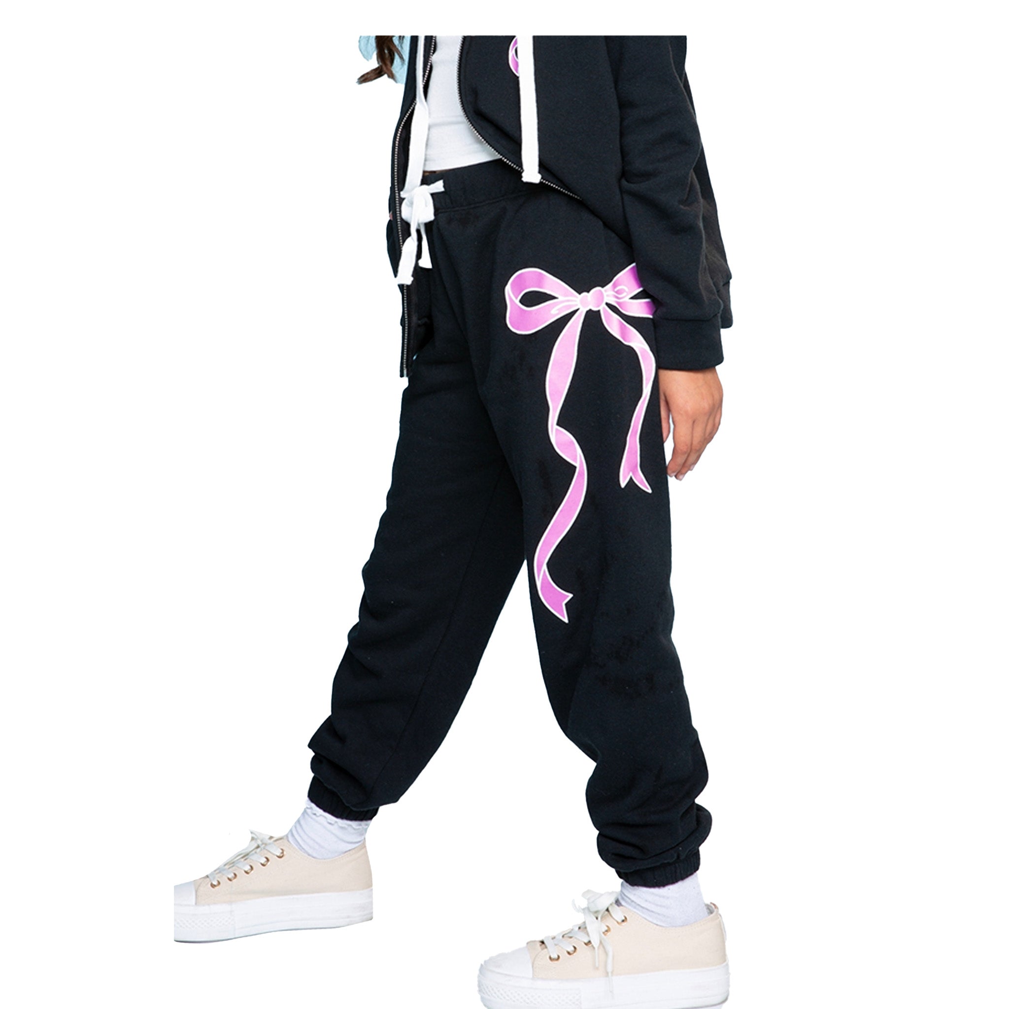 Pink Bow Jogger - Denny's