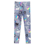 Allover Graffiti Elements Legging - Denny's