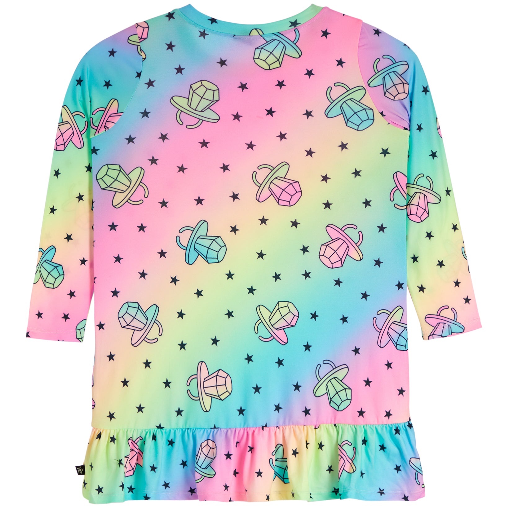 Simply Soft Rainbow Ring Pop Night Gown Long Sleeve - Denny's