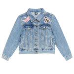Allover Patches Denim Jacket - Denny's