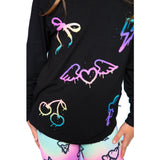 Ombre Emojis Long Sleeve Shirt